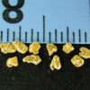 small natural gold nuggets close up
